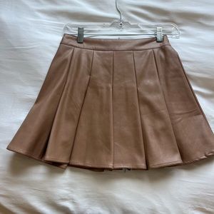Leather skirt